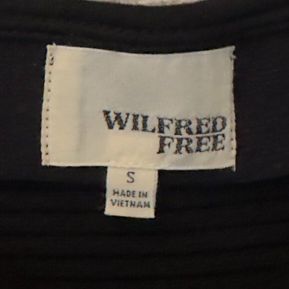 NWT Aritzia Wilfred Free Trebeck Ribbed Mini Skirt - Black, Size Small - Picture 4 of 4